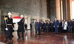 Police General Director, visited Atatürk's Mausoleum