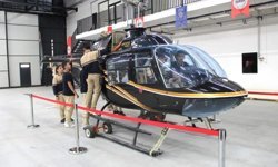 TUSAS donates a helicopter to a vocational school!