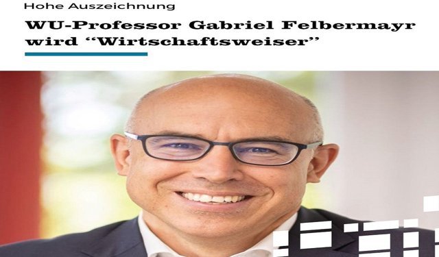 WU Professor Gabriel Felbermayr to join the German Council of Economic Experts!