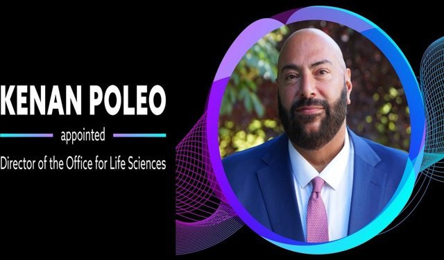 Kenan Poleo is new Director of the Office of Life Sciences