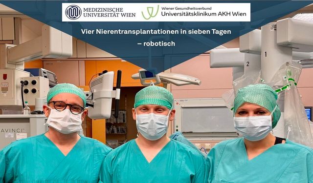Four kidney transplants in seven days – robotically!