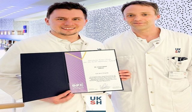 Abraham-Vater Prize awarded to Dr. Jannis Duhn