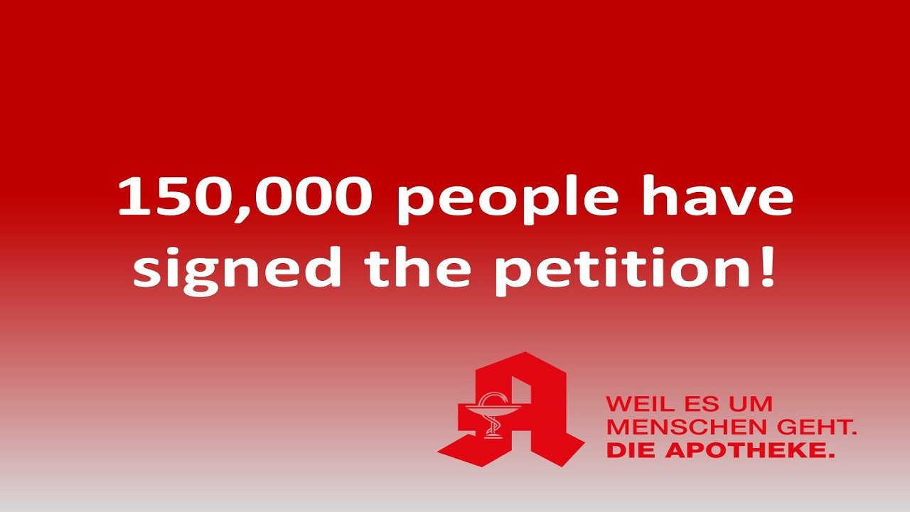 150,000 people have signed the petition!