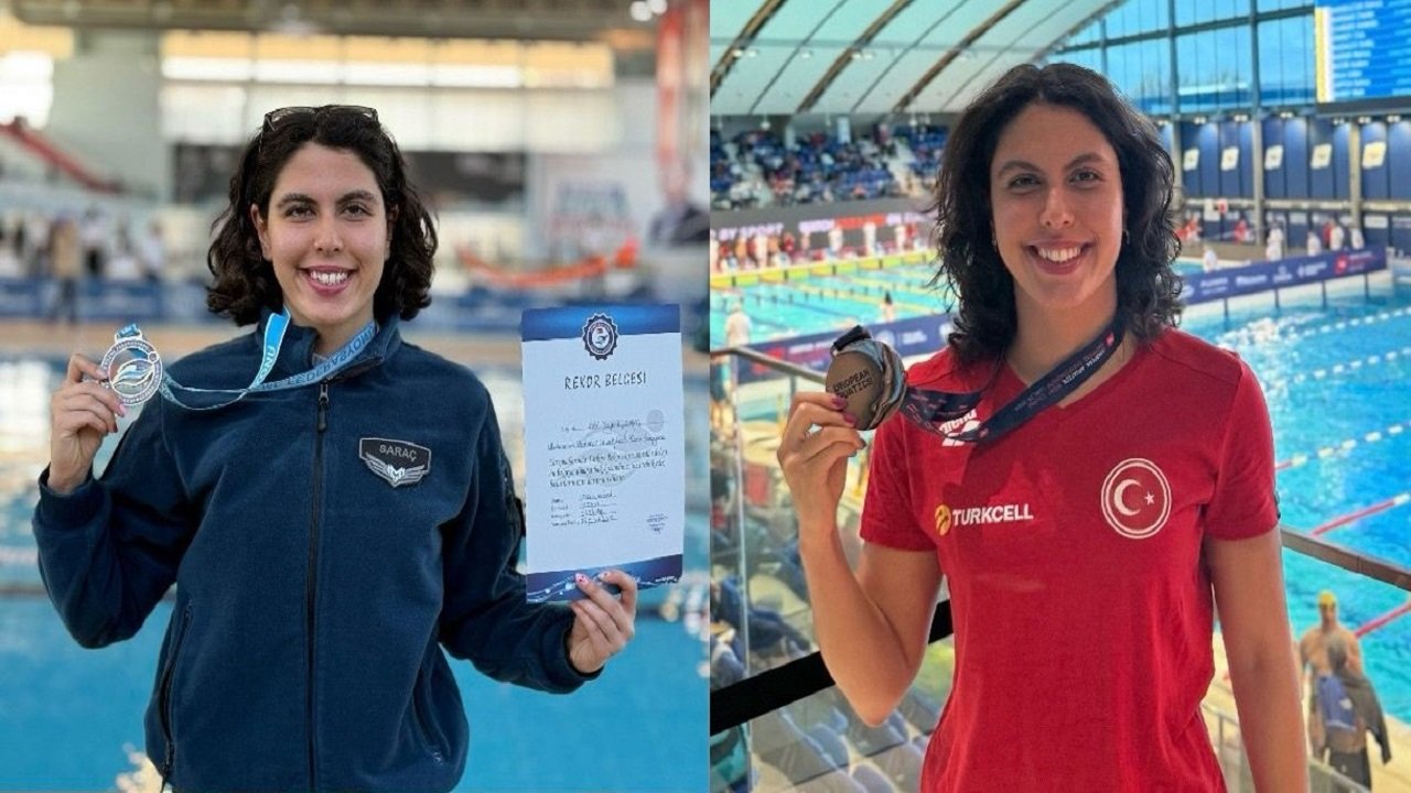 Hilal Zeyneb Saraç has broken two Turkish records!